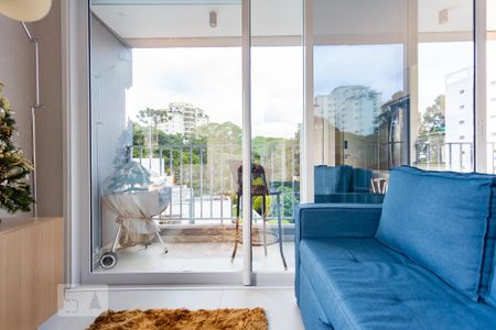 Sala de apartamento à venda com 1 quarto, 37m² em Vila São Francisco, São Paulo