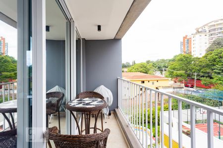 Varanda de apartamento à venda com 1 quarto, 37m² em Vila São Francisco, São Paulo