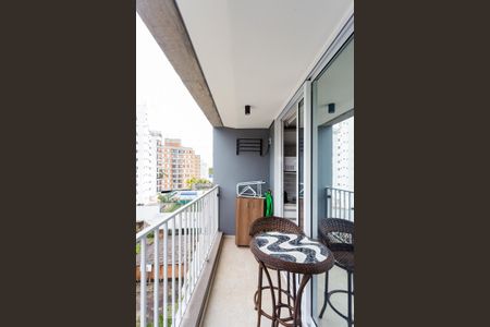 Varanda de apartamento à venda com 1 quarto, 37m² em Vila São Francisco, São Paulo