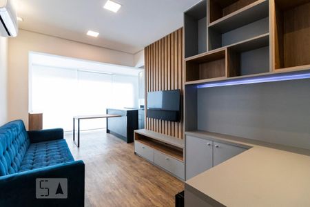 Sala de apartamento para alugar com 1 quarto, 38m² em Liberdade, São Paulo