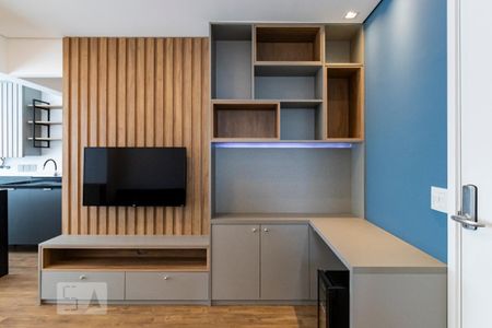 Sala de apartamento para alugar com 1 quarto, 38m² em Liberdade, São Paulo
