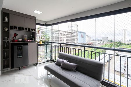 Varanda gourmet de apartamento à venda com 2 quartos, 88m² em Campestre, Santo André