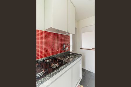 Cozinha de apartamento para alugar com 1 quarto, 40m² em Bela Vista, São Paulo