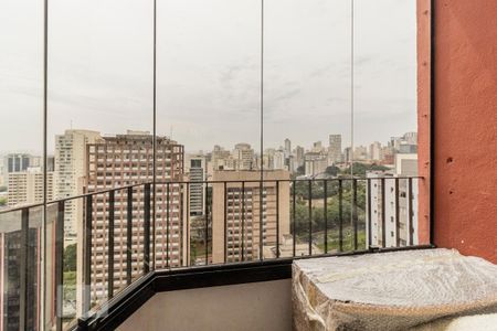 Varanda da Sala de apartamento para alugar com 1 quarto, 40m² em Bela Vista, São Paulo