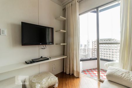 Sala - TV de apartamento para alugar com 1 quarto, 40m² em Bela Vista, São Paulo
