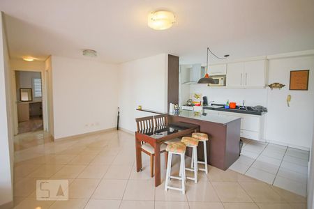 Sala de apartamento à venda com 3 quartos, 95m² em Vila Indiana, São Paulo