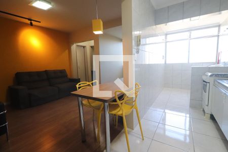 Apartamento para alugar com 65m², 1 quarto e 2 vagasCozinha e Área de Serviço detalhe