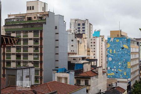 Vista de kitnet/studio à venda com 1 quarto, 41m² em República, São Paulo