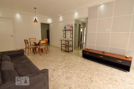 Sala de apartamento para alugar com 2 quartos, 120m² em Barra Funda, Guarujá