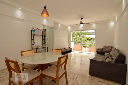 Sala de apartamento para alugar com 2 quartos, 120m² em Barra Funda, Guarujá