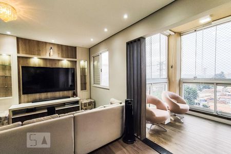Sala de apartamento à venda com 2 quartos, 136m² em Super Quadra Morumbi, São Paulo