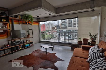 Sala de apartamento para alugar com 2 quartos, 70m² em Pinheiros, São Paulo