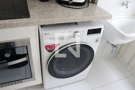 Apartamento para alugar com 46m², 1 quarto e 1 vagaDetalhe da area de serviço