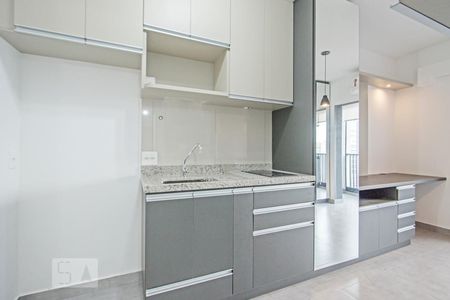 Cozinha de kitnet/studio para alugar com 1 quarto, 22m² em Jardim das Acácias, São Paulo