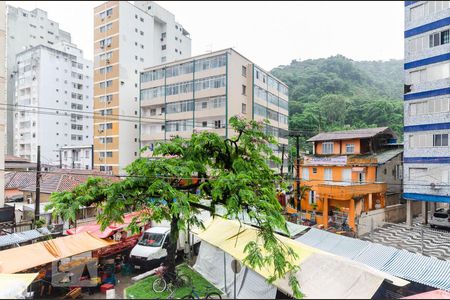 Vista de apartamento para alugar com 1 quarto, 46m² em Itararé, Santos