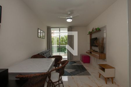 Sala de apartamento para alugar com 2 quartos, 52m² em Centro, Guarujá