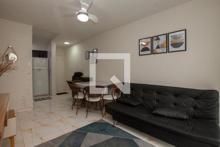 Sala de apartamento para alugar com 2 quartos, 52m² em Centro, Guarujá