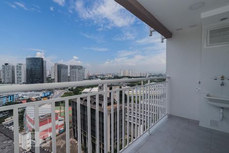 Varanda e Área de Serviço de apartamento para alugar com 2 quartos, 46m² em Parque Industrial Tomas Edson, São Paulo