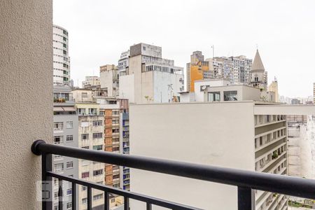 Apartamento para alugar com 28m², 1 quarto e sem vagaVaranda