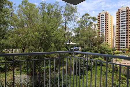 Varanda da Sala de apartamento para alugar com 3 quartos, 62m² em Vila Andrade, São Paulo