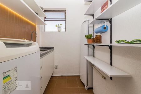 Cozinha de apartamento para alugar com 1 quarto, 27m² em Centro Histórico, Porto Alegre
