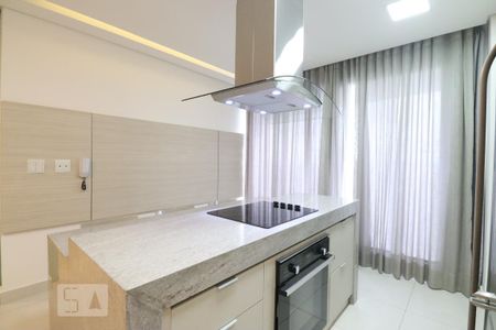 Cozinha de apartamento para alugar com 1 quarto, 52m² em Jardim Goiás, Goiânia
