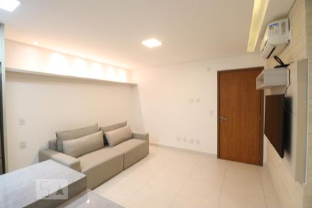 Sala de apartamento para alugar com 1 quarto, 52m² em Jardim Goiás, Goiânia