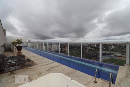 Área comum - Piscina de apartamento para alugar com 1 quarto, 52m² em Jardim Goiás, Goiânia