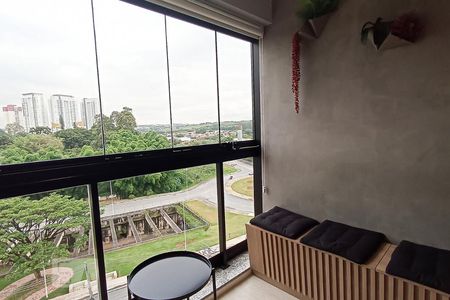 Varanda gourmet de apartamento à venda com 1 quarto, 51m² em Bethaville I, Barueri