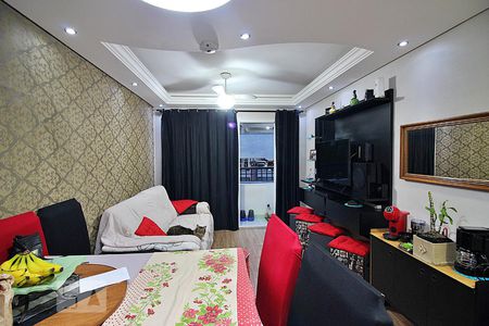Sala  de apartamento à venda com 3 quartos, 73m² em Nova Petrópolis, São Bernardo do Campo