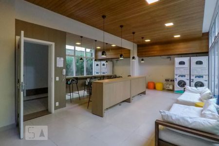 Studio à venda com 28m², 1 quarto e 1 vagaLavanderia