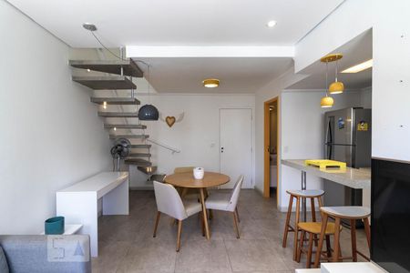 Sala de apartamento para alugar com 1 quarto, 55m² em Itaim Bibi, São Paulo