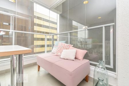 Varanda de kitnet/studio para alugar com 1 quarto, 35m² em Consolação, São Paulo