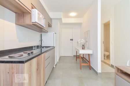 Studio para alugar com 35m², 1 quarto e 1 vaga Studio para alugar com 35m², 1 quarto e 1 vagaCozinha