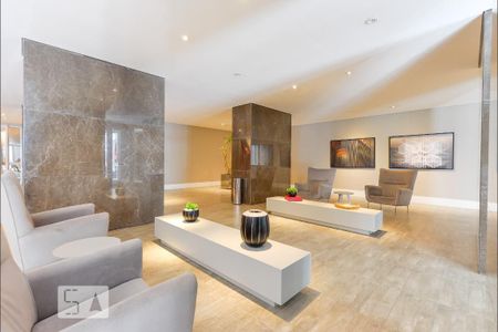 Studio para alugar com 35m², 1 quarto e 1 vaga Studio para alugar com 35m², 1 quarto e 1 vagaÁrea comum - Hall do prédio