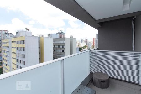 Studio à venda com 26m², 1 quarto e 1 vaga Studio à venda com 26m², 1 quarto e 1 vagaVaranda do quarto