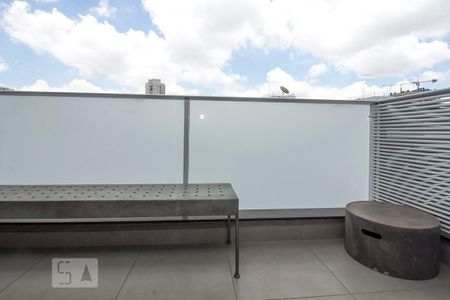 Studio à venda com 26m², 1 quarto e 1 vaga Studio à venda com 26m², 1 quarto e 1 vagaVaranda do quarto