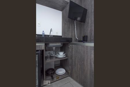 Studio à venda com 26m², 1 quarto e 1 vaga Studio à venda com 26m², 1 quarto e 1 vagaDetalhe cozinha