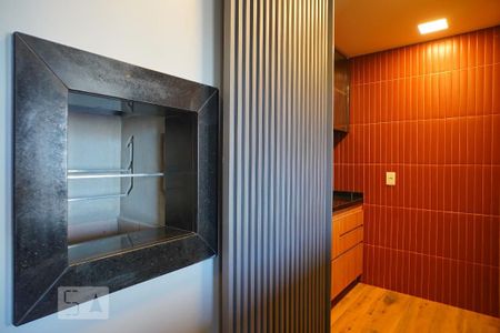 Studio à venda com 40m², 1 quarto e 1 vagaChurrasqueira