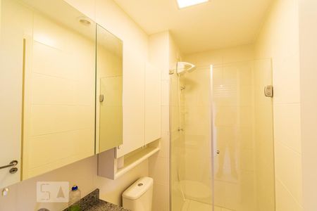 Banheiro Social de apartamento para alugar com 1 quarto, 34m² em Vila Paulista, São Paulo