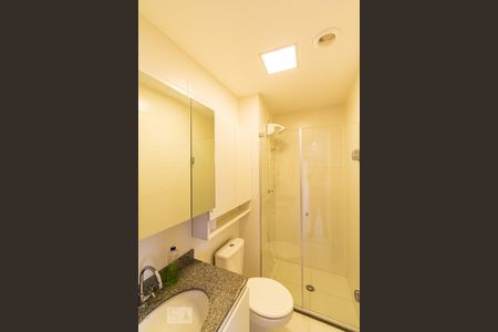 Banheiro Social de apartamento para alugar com 1 quarto, 34m² em Vila Paulista, São Paulo