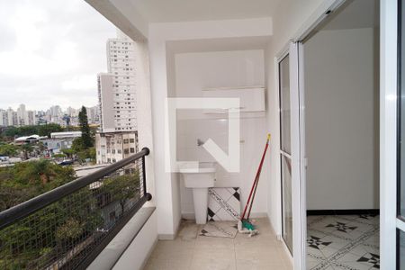 Varanda de kitnet/studio para alugar com 1 quarto, 37m² em Cambuci, São Paulo