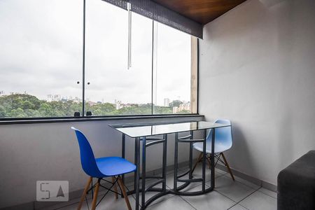 Varanda de apartamento à venda com 1 quarto, 33m² em Paraíso do Morumbi, São Paulo