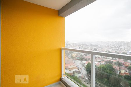 Varanda da Sala de apartamento para alugar com 2 quartos, 50m² em Vila Scarpelli, Santo André