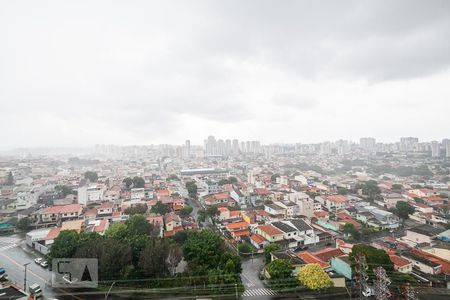Vista da Sala de apartamento para alugar com 2 quartos, 50m² em Vila Scarpelli, Santo André