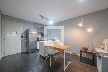 Sala de apartamento para alugar com 1 quarto, 55m² em Cidade Monções, São Paulo