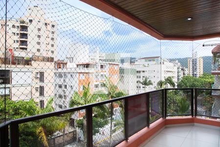 Varanda de apartamento para alugar com 3 quartos, 103m² em Balneario Cidade Atlantica, Guarujá