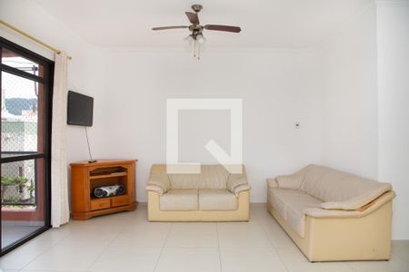 Sala de apartamento para alugar com 3 quartos, 103m² em Balneario Cidade Atlantica, Guarujá