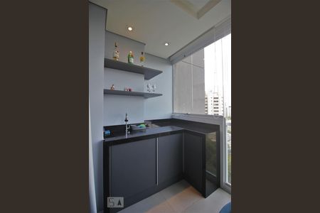 Studio para alugar com 38m², 1 quarto e 1 vagaVaranda