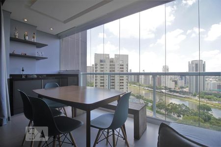 Studio para alugar com 38m², 1 quarto e 1 vagaVaranda